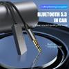 NEWNEWLIU Bluetooth Aux Adapter for Car USB Aux Bluetooth 5.3 Adapter with 3.5mm Audio Jack kit with Built-in Microphone Input for Hands-Free Calls Compatible with Car Speaker and Home Audio(T21) view 3