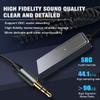 NEWNEWLIU Bluetooth Aux Adapter for Car USB Aux Bluetooth 5.3 Adapter with 3.5mm Audio Jack kit with Built-in Microphone Input for Hands-Free Calls Compatible with Car Speaker and Home Audio(T21) view 4