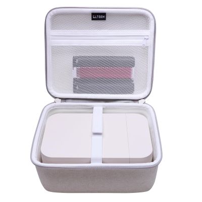 LTGEM Case Compatible with Liene M100 4x6 Photo Printer/HPRT CP4100 4x6 Photo Printer and Photo Paper, Beige(Case Only)