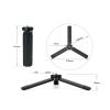 LKBEJMYY Aluminum Alloy Mini Tripod 1/4 Screw Mount Projector Stable Desktop Portable view 2