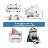 Laptop Computer Stand Rriser Aluminium Foldable Compatible with 10 to 15.6 Inches (Color:1) (2) (2) view 4