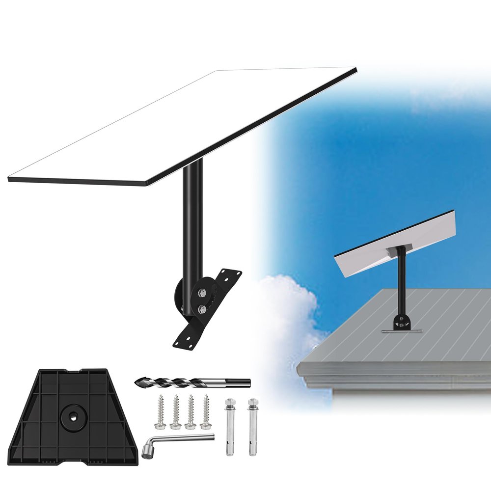 Starlink Roof Mount,Starlink Generation 3 Heavy Duty Pivot Roof Mount Kit with Pipe Adapter, Starlink Mounting Kit for Compatible with Gen3 / V3 Starlink Standard Dish