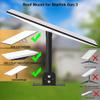 Starlink Roof Mount,Starlink Generation 3 Heavy Duty Pivot Roof Mount Kit with Pipe Adapter, Starlink Mounting Kit for Compatible with Gen3 / V3 Starlink Standard Dish view 3
