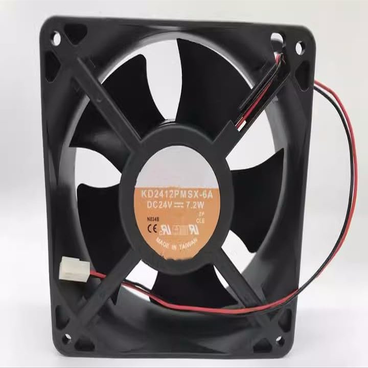 for KD2412PMSX-6A DC24V 7.2W 12038 12CM Inverter Fan