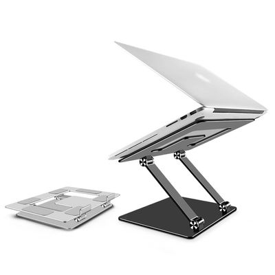 Laptop Stand for Laptop Heightening Cooling Stand Bracket Foldable Portable Stand (Color : Gray, Size : 22 * 30 * 22cm) (White Fruit peach5)