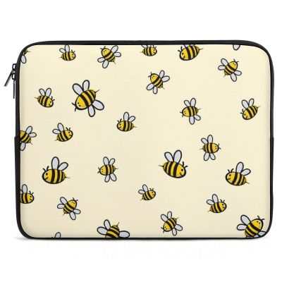 10 Inch Laptop Sleeves Cute Bee Pattern, Travel Carrying Laptop Case, Durable Tablet Briefcase Carrying Bag, Resistant Neoprene Laptop Case Sleeve