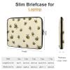 10 Inch Laptop Sleeves Cute Bee Pattern, Travel Carrying Laptop Case, Durable Tablet Briefcase Carrying Bag, Resistant Neoprene Laptop Case Sleeve view 2