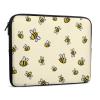 10 Inch Laptop Sleeves Cute Bee Pattern, Travel Carrying Laptop Case, Durable Tablet Briefcase Carrying Bag, Resistant Neoprene Laptop Case Sleeve view 3