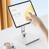 Carbon Steel Tablet Computer Stand Foldable Adjustable Support Stand Desk Storage Rack(Gray) (D As Show) view 4