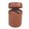 INKPO Personalized PU Leather Camera Lens Pouch, Thicken Lens Case for Photographer, Lens Protector fit for Micro-single Camera Lens, SLR Camera, Tele Lens (Brown, length  110mm, diameter 75mm) view 3