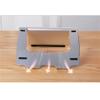 Portable Laptop Docking Station Computer Stand Aluminum Desktop Foldable Lift Cooling Bracket (Gray As Show) view 4