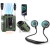 COMLIFE 10000mAh Portable Waist Clip Fan & Portable Neck Fan, Battery Powered Personal Wearable Fan for Indoor Outdoor Camping Fishing Jobsite Travel view 1