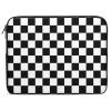13 Inch Portable Laptop Sleeves, Briefcase Carrying Cover, Tablet Briefcase Carrying Bag, Resistant Neoprene Travel Carrying Case, Black and White Checkered view 1