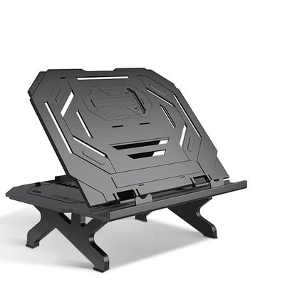 Adjustable Height Plastic Foldable Desktop Support Holder Tablet 17 Inch Adjustable Laptop Stand (D As Show)