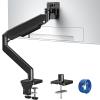 Monitor Desk Mount Fits 22-42'' Heavy Duty Widescreen, Gas Spring Computer Monitor Stand for Desk, Holds 4.4-33 lbs Larger Screen, Ultrawide Monitor Arm with USB, VESA Mount Clamp/Grommet Base view 1