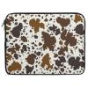 15 Inch Laptop Sleeves Brown Skin Milk Cow Print, Travel Carrying Laptop Case, Durable Briefcase, Resistant Neoprene Laptop Sleeve Bag for Women Men view 1