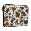 15 Inch Laptop Sleeves Brown Skin Milk Cow Print, Travel Carrying Laptop Case, Durable Briefcase, Resistant Neoprene Laptop Sleeve Bag for Women Men view 3