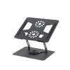 Aluminum Alloy Notebook Stand Desktop Rotating Lifting Cooling Bracket Flat fe Enlarged Computer Reading Shelf(OneColor) (D As Show) view 1