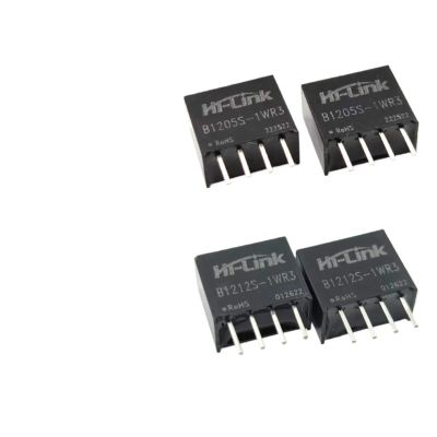 JFZTPVAK DC DC B1205S-1WR3 B1212S-1WR3 12V to 3.3V 5V 9V 12V 15V 24V 1W Isolated Power Supply Module Step Down Convertor(B1203S-1WR3)