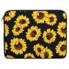 13 Inch Laptop Sleeves, Resistant Neoprene Notebook Computer Case, Slim Laptop Sleeve Bag, Durable Briefcase Laptop Protective Case, Yellow Sunflowers view 1