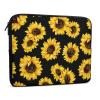 13 Inch Laptop Sleeves, Resistant Neoprene Notebook Computer Case, Slim Laptop Sleeve Bag, Durable Briefcase Laptop Protective Case, Yellow Sunflowers view 3