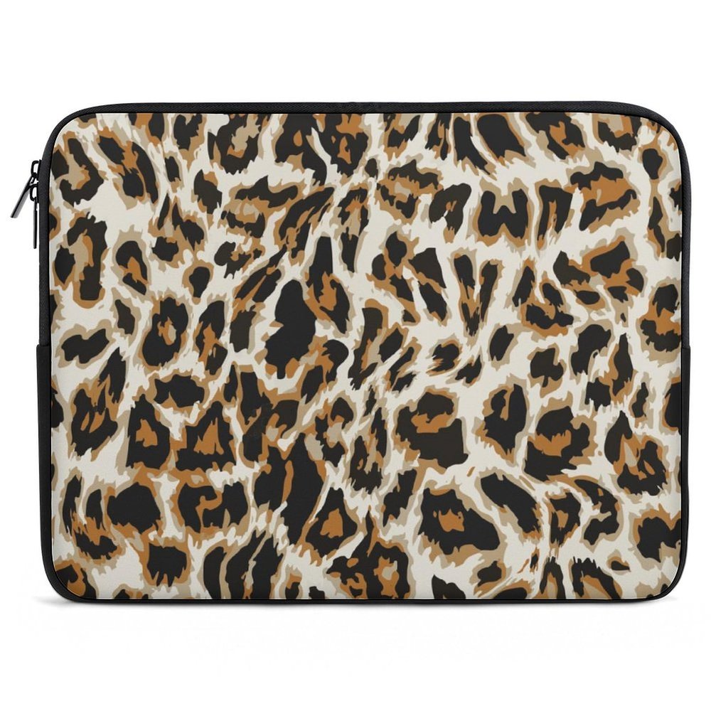 17 Inch Laptop Sleeves Cheetah Leopard Print, Portable Laptop Case, Tablet Briefcase Carrying Bag, Slim Protective Notebook Computer Sleeve for Women Men