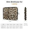 17 Inch Laptop Sleeves Cheetah Leopard Print, Portable Laptop Case, Tablet Briefcase Carrying Bag, Slim Protective Notebook Computer Sleeve for Women Men view 2