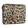 17 Inch Laptop Sleeves Cheetah Leopard Print, Portable Laptop Case, Tablet Briefcase Carrying Bag, Slim Protective Notebook Computer Sleeve for Women Men view 3