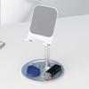 Adjustable Tablet Mobile Phone Desktop Phone Stand for Tablet Desk Holder for Mobile Phone Holder(White-Fruit peach5) (White Fruit peach5) view 4