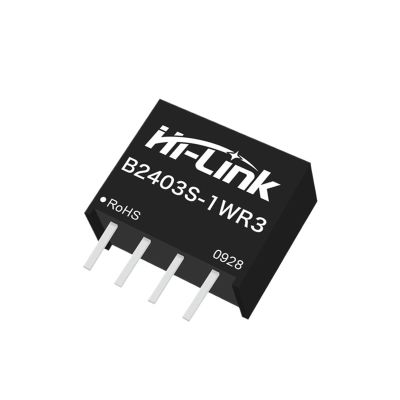 10pcs/lot Mini B2403S-1WR3 Step Down 1W 24V to 3.3V 303mA DC DC Power Supply Module Consumer Electronics