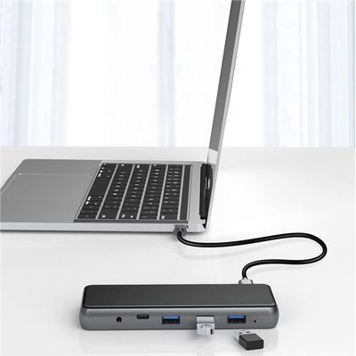 USB C Mini Laptop Docking Station Triple Screen Laptop Monitor USB 3.0 USB Type C Hub Dock USB C Adapter