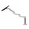 8013 LCD Screen Desktop Full Motion Three 15-32" 17-38" Monitor Stand Mechanic Spring Arm Aluminum Monitor 1-10kg 3-11kg (Color : 8013II 45cm Black) (8013 45cm Silver) view 1
