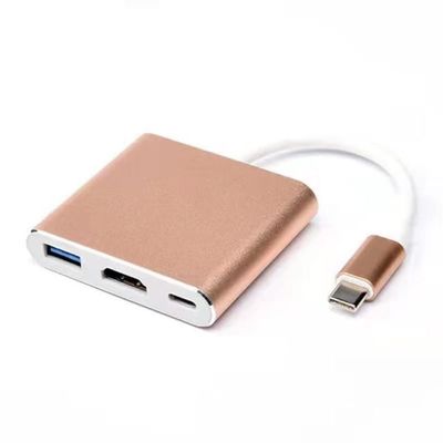 Type naar Compatibel Opladen Adapter hub Laptop Network (D 1)