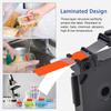 10 Pack Esaytool Replacement for TZe-B11 TZeB11 TZB11 6mm 0.23inch Black on Orange Fluorescent Laminated Compatible with P-Touch PT-D210 D220 H110 P710BT D450 D600 Label Marker view 3