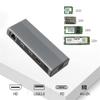 1000M LAN 10Gbps USB C HUB Type C 3.1 to M.2 NVME NGFF 4K 30Hz USB Expander Computer Accessories for (D 120mm*52mm*15mm) view 2