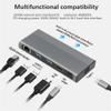 1000M LAN 10Gbps USB C HUB Type C 3.1 to M.2 NVME NGFF 4K 30Hz USB Expander Computer Accessories for (D 120mm*52mm*15mm) view 4