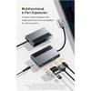 USB Type C HUB to 4K TF SD Card Reader Retractable Clip USB C 3.0 Adapter Dock Station Splitter view 3