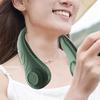 VSULZVNU Portable Leafless Hanging Neck Fan,360 Degree Lazy Neckband Fan 78 Surround Air Outlets USB 4000Mah Rechargeable Neck Fan (Color : White) (Green) (Green) view 3