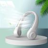 VSULZVNU Portable Leafless Hanging Neck Fan,360 Degree Lazy Neckband Fan 78 Surround Air Outlets USB 4000Mah Rechargeable Neck Fan (Color : White) (Green) (Green) view 4