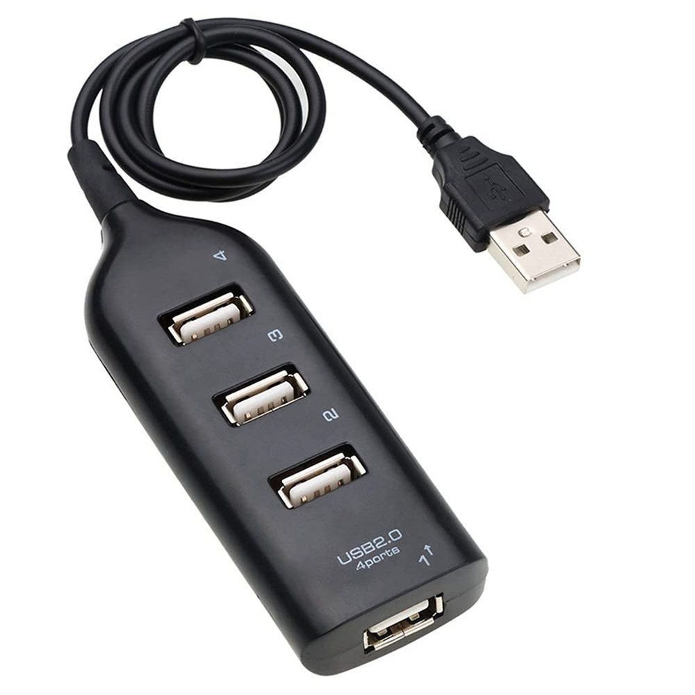 Hi-Speed Hub Adapter USB Hub Mini USB 2.0 4-Port Splitter for PC Laptop Notebook Receiver Computer Peripherals Accessories (Color : D) (D)