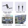 Buacoz FC to FC Outdoor Armored Fiber Patch Cable (295ft/90Meters) FC/UPC Single Mode Simplex Fiber Optic Jumper Optical Patch Cord 9/125um Fiber Optic Internet Cable TPU Black view 4