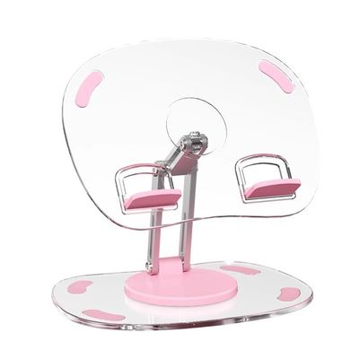 Acrylic Mobile Phone Tablet Holder Rotating Desktop Tablet Universal Lifting Telescopic Adjustable Folding (Black JoJo's Bizarre Adventure1)