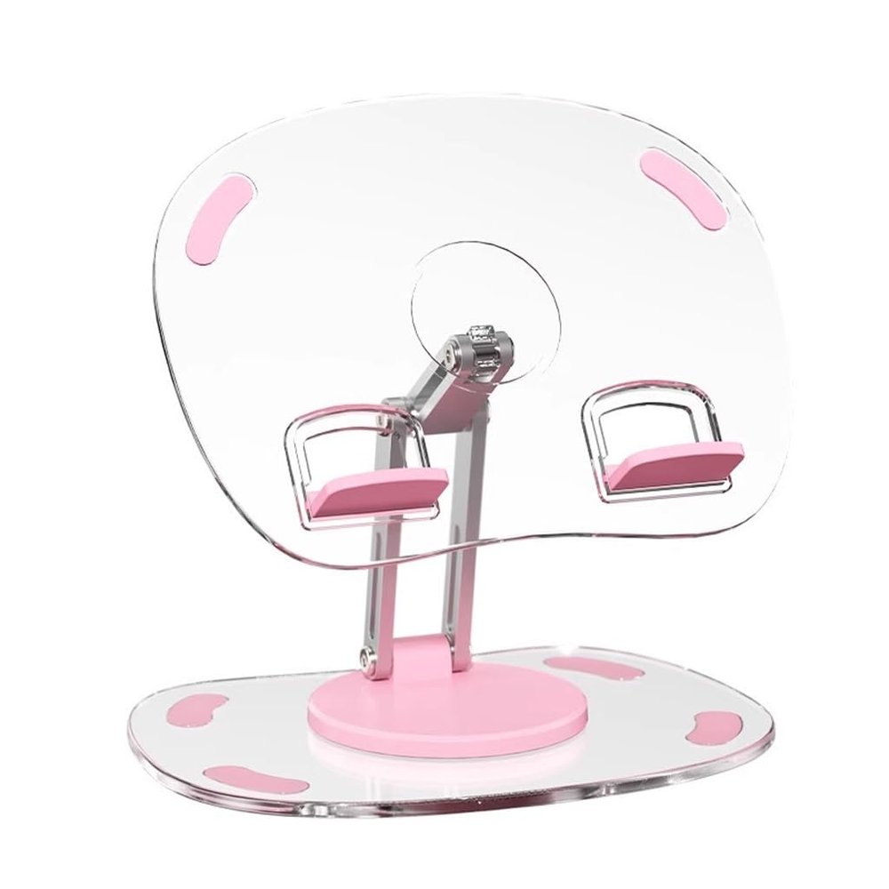 Acrylic Mobile Phone Tablet Holder Rotating Desktop Tablet Universal Lifting Telescopic Adjustable Folding (Black JoJo's Bizarre Adventure1)
