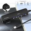USB C Hub USB Hub 3.0 Multi USB Splitter Adapter 3 Port Card Reader High Speed Type C Mini USB-Hub Extension Cable view 4