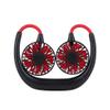 VSULZVNU Lazy Hanging Neck Fan, Mini USB Small Fan, Portable Sports Neck Fan, Silent Cooling Neck Ring Fan (Color : Red) (Red) view 1