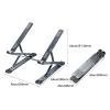 Adjustable Laptop Stand Aluminum for Tablet Support Notebook Stand TableLaptop Holder Cooling pad (Color : A) (B) view 2