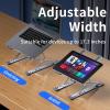Adjustable Laptop Stand Aluminum for Tablet Support Notebook Stand TableLaptop Holder Cooling pad (Color : A) (B) view 3