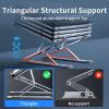 Adjustable Laptop Stand Aluminum for Tablet Support Notebook Stand TableLaptop Holder Cooling pad (Color : A) (B) view 4