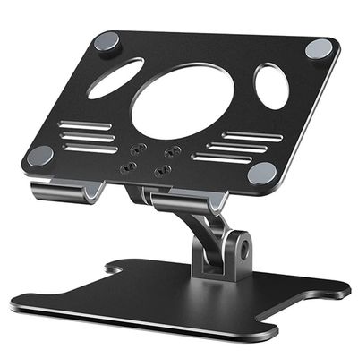 Aluminum Desktop Tablet Stand Dual Axis Design Height/Angle Adjustable Smartphone Holder Tablets Drawing Stand