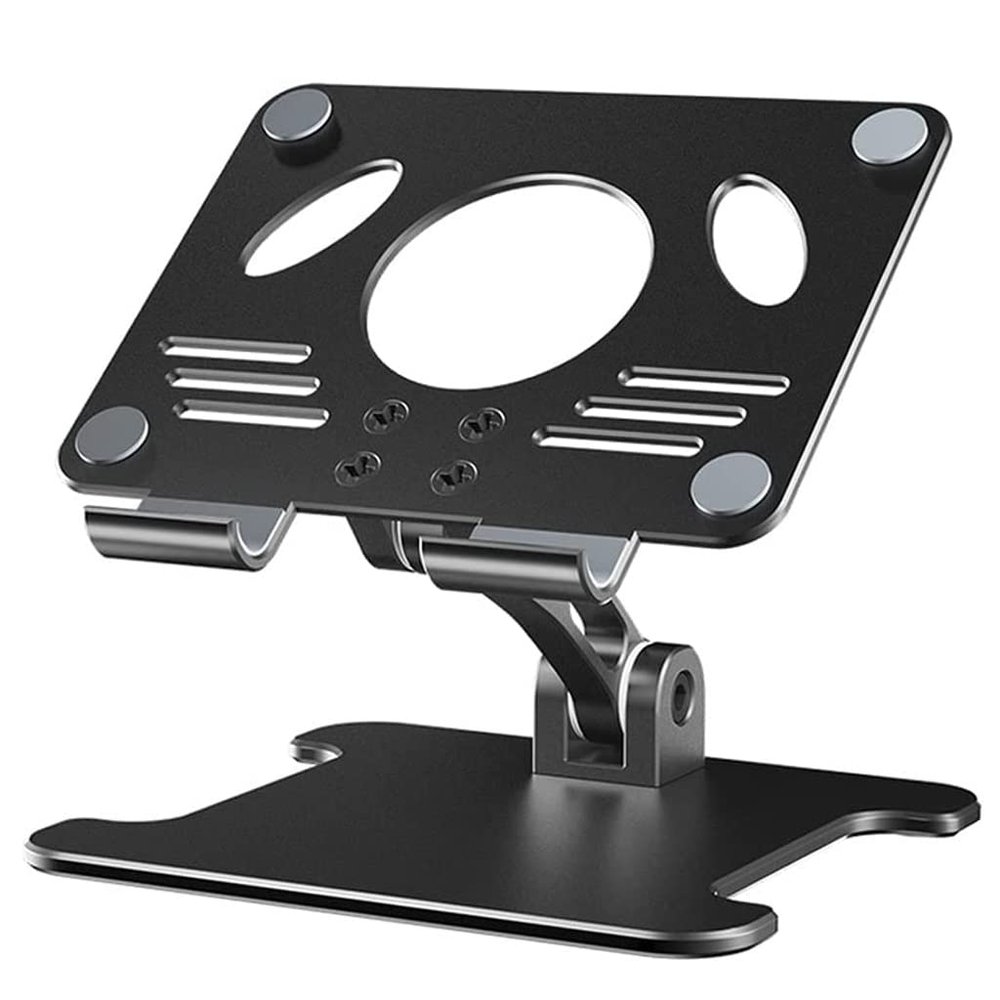 Aluminum Desktop Tablet Stand Dual Axis Design Height/Angle Adjustable Smartphone Holder Tablets Drawing Stand